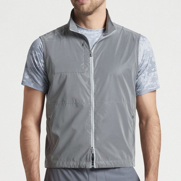 Peter Millar Other - Peter Millar Apollo Reflect Vest - Reflective Grey Men's Size M